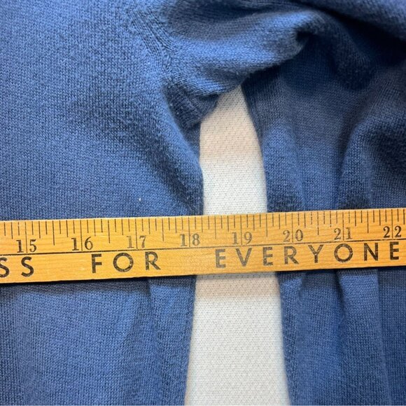 Hollister Mens V-Neck Sweater Medium Blue Knit Pullover Long Sleeve Casual - Picture 10 of 13